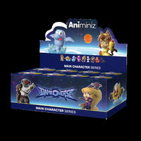 Anime-themed Gameverse display boxes featuring colorful cartoon characters and Main Character Series text
