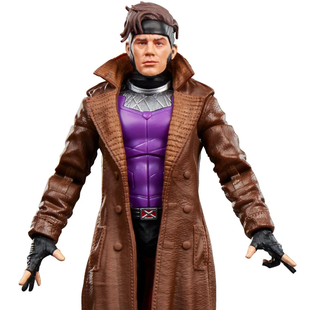 Gambit Marvel Legends Series Action Figure by Hasbro with Bo Staff and Charged Cards 6-Inch