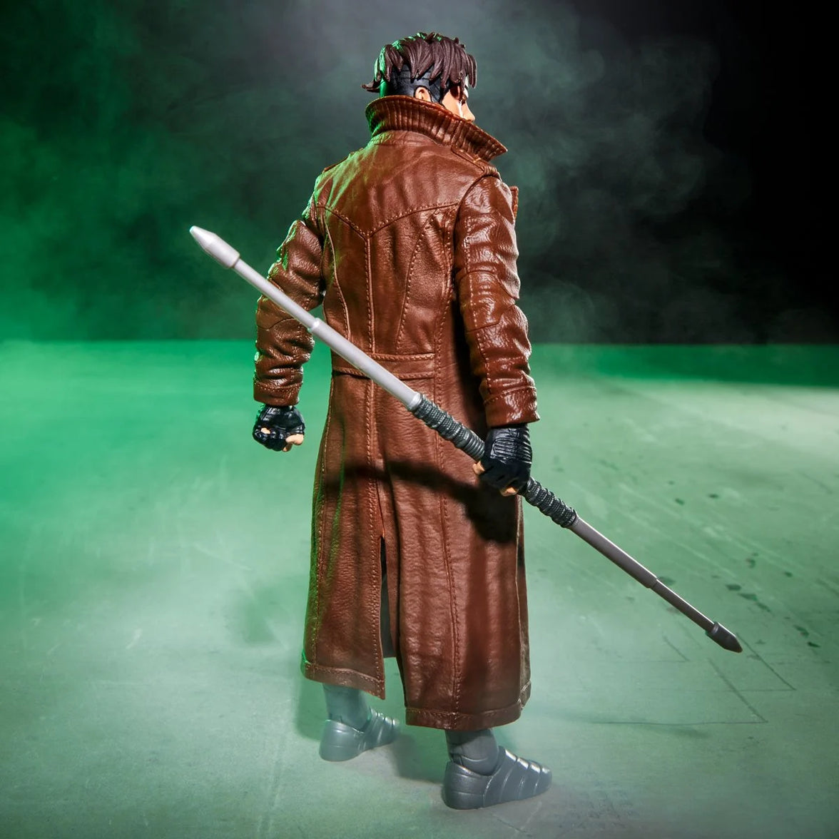 Gambit Marvel Legends Series Action Figure by Hasbro with Bo Staff and Charged Cards 6-Inch