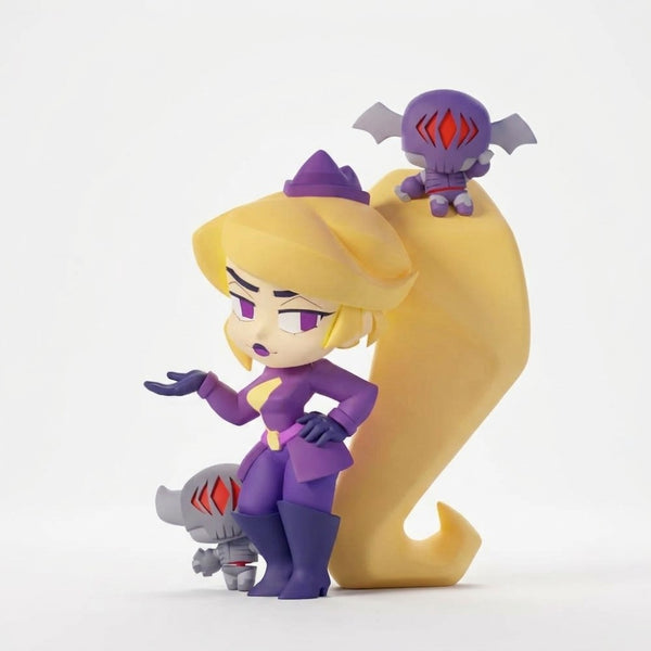 Miss Information - 4" Animiniz Action Figure (Gameoverse) by Glitch Studios with companion figures