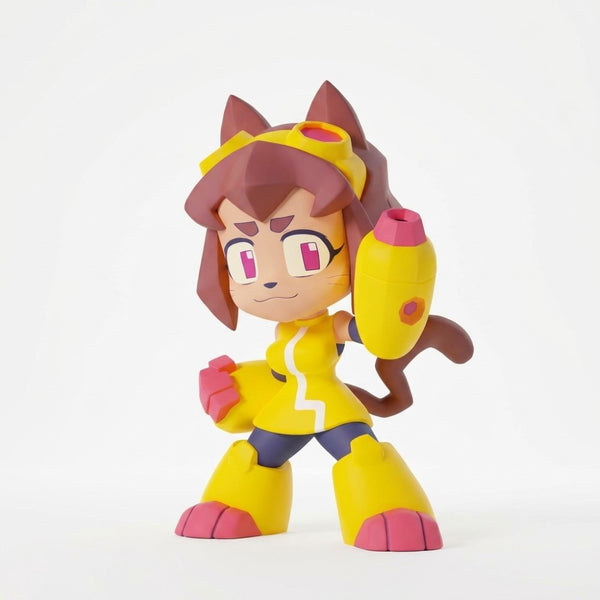 Kit - 4" Action Figure (Gameoverse) Animiniz by Glitch Studios, yellow cat-like figure with blaster accessory