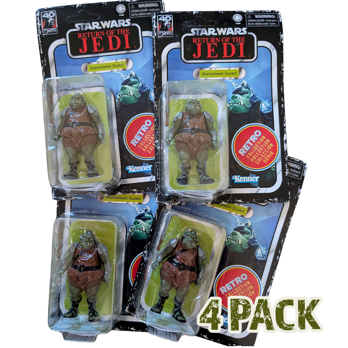 Kenner Star Wars Return of the Jedi Gamorrean Guard 4 pack retro collection action figures bundle