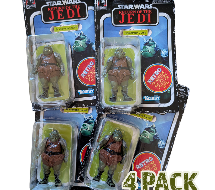 Kenner Star Wars Return of the Jedi Gamorrean Guard 4 pack retro collection action figures bundle