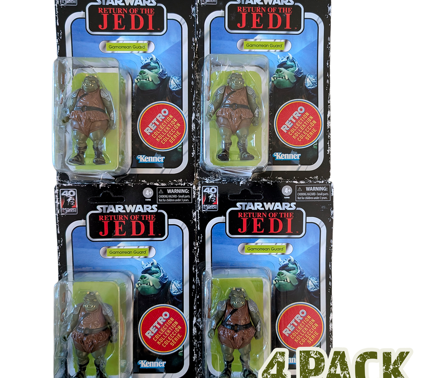 Kenner Star Wars Return of the Jedi Gamorrean Guard 4 Pack Retro Collection action figures bundle