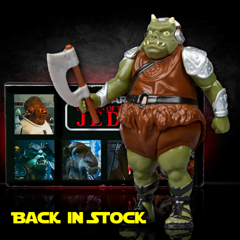 Kenner Gamorrean Guard action figure 1:18 scale from Star Wars Retro Collection ROTJ with axe, new in box