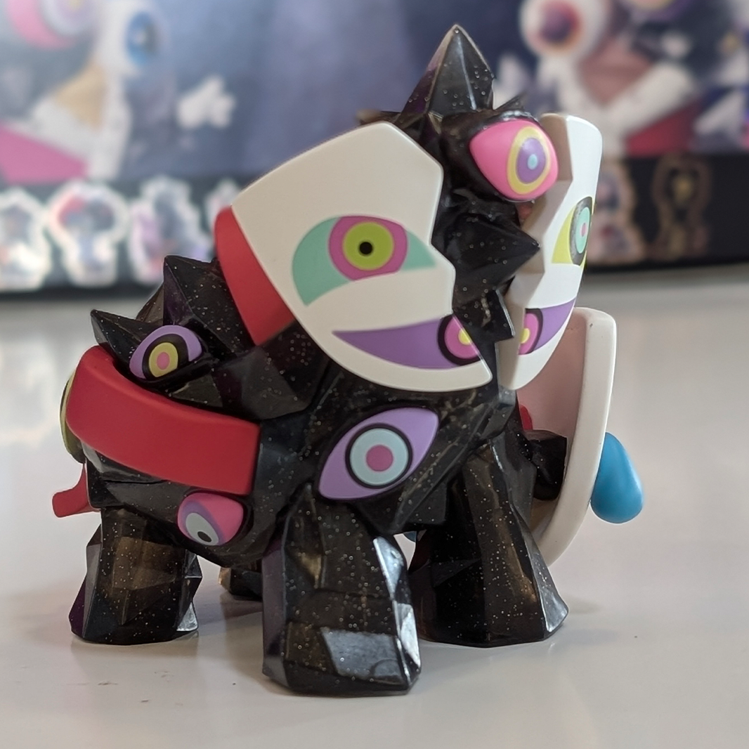 Abstracting Gangle - 3.5 inch Action Figure (The Digital Circus) by Glitch Productions, abstracted Gangle figure