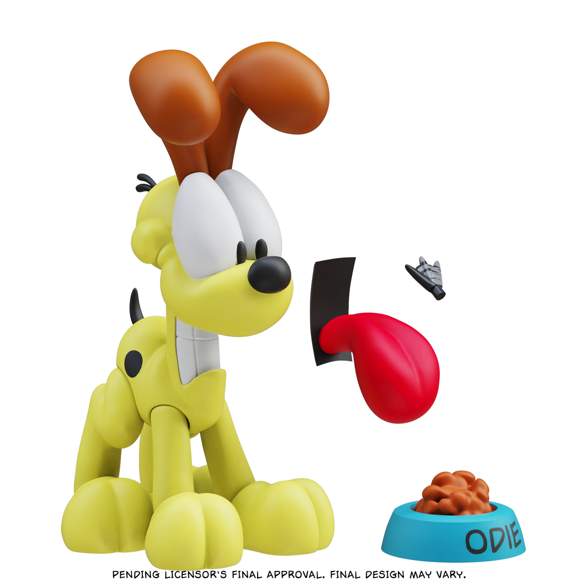 Garfield Wave 1 Odie Action Figure - 17 Points of Articulation with Accessories - Classic Comic Dog Collectible by Boss Fight Studio Llc new in box