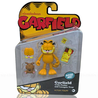 Garfield Action Figure - 25 Points of Articulation with Lasagna & Pooky - Classic Comic Cat Collectible by Boss Fight Studio Llc