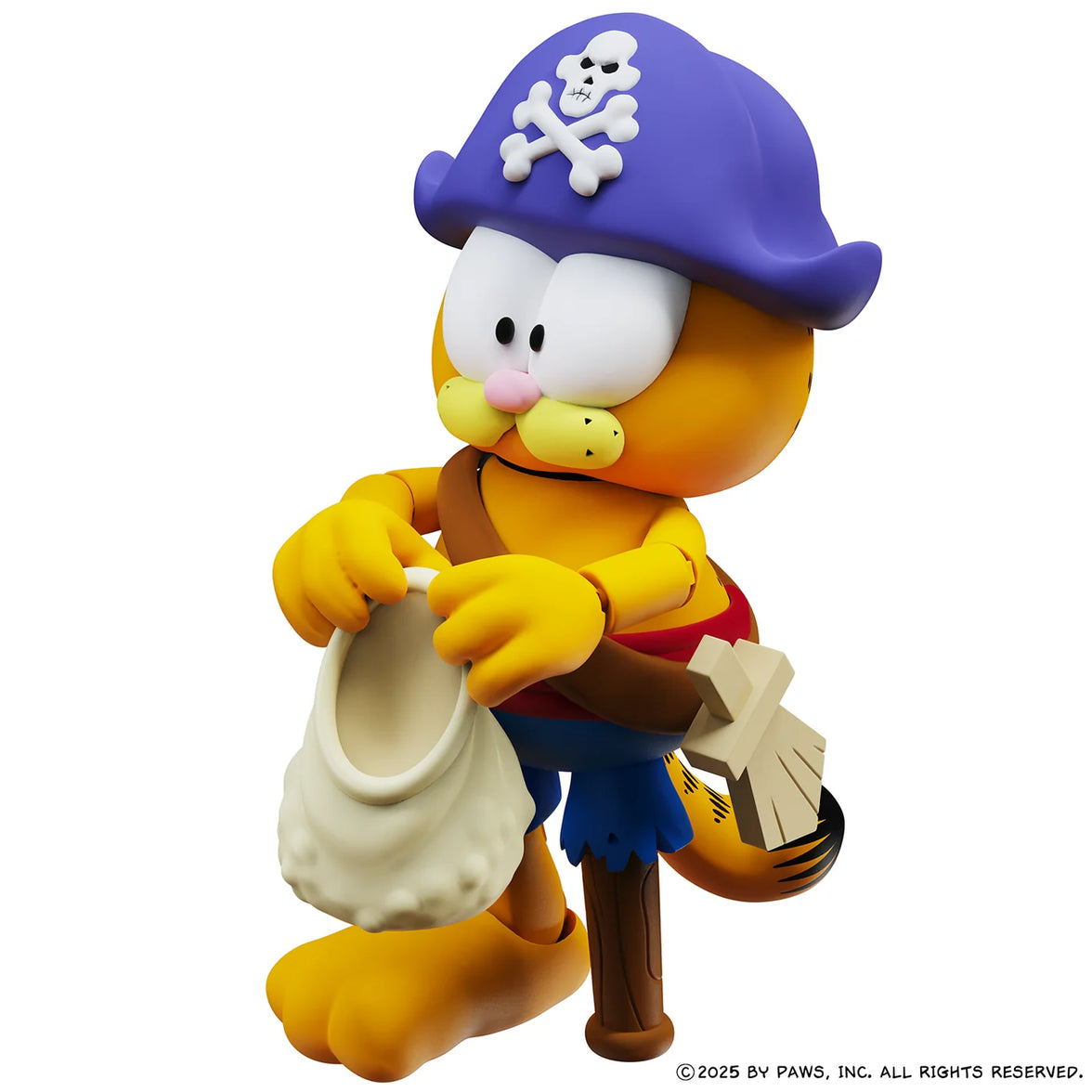 Garfield and Odie (Pirate Version) 4 Inch Action Figure 2-Pack by Boss Fight Studio