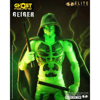 Green hooded Geiger character holding a staff, with Ghost Machine and Elite Edition logos