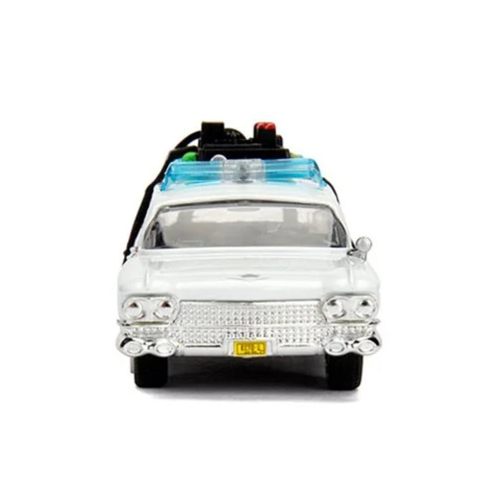 ECTO-1 Jada Toys Vehicles 1:32 Die-Cast white Ecto-1 vehicle front view
