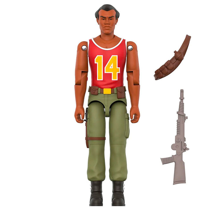 Hasbro G.I. Joe Big Lob 3.75-inch action figure with 9 articulation points, bandolier, and Joe Laser Blaster accessories