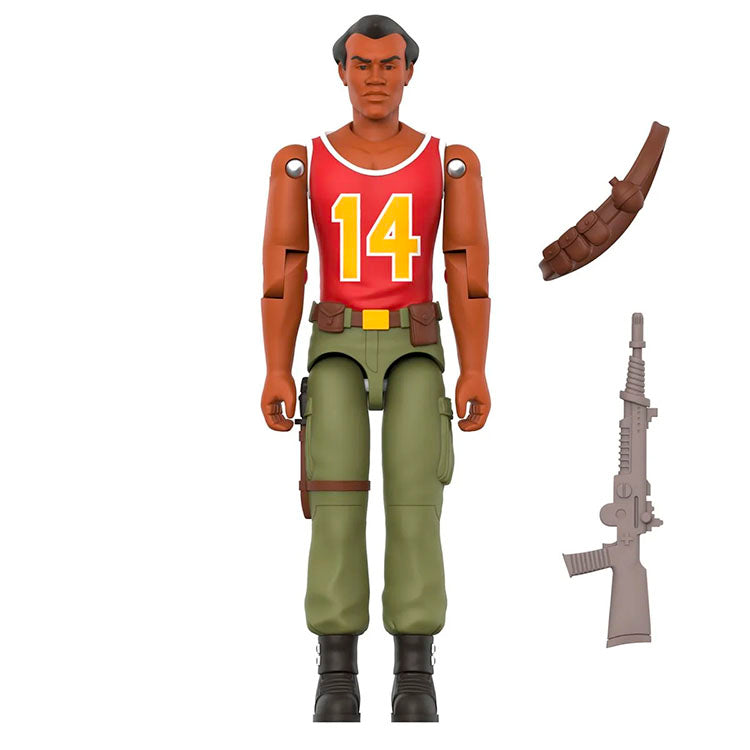 Hasbro G.I. Joe Big Lob 3.75-inch action figure with 9 articulation points, bandolier, and Joe Laser Blaster accessories