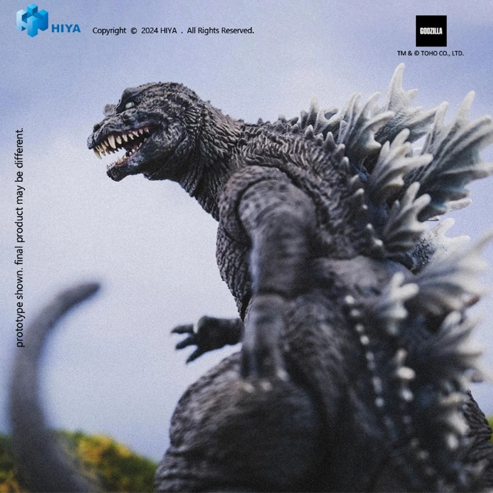 Godzilla 2001 Exquisite Basic Series Action Figure 7 Inch NIB by Exquisite with textured sculpt and dynamic pose