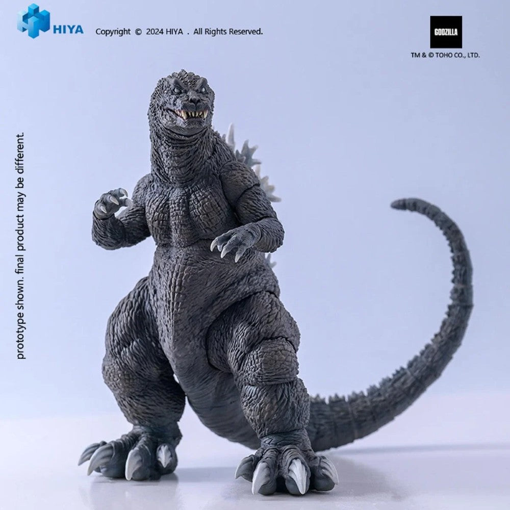 Godzilla 2001 Exquisite Basic Series Action Figure 7 Inch NIB with detailed textured sculpt and articulated limbs by Exquisite