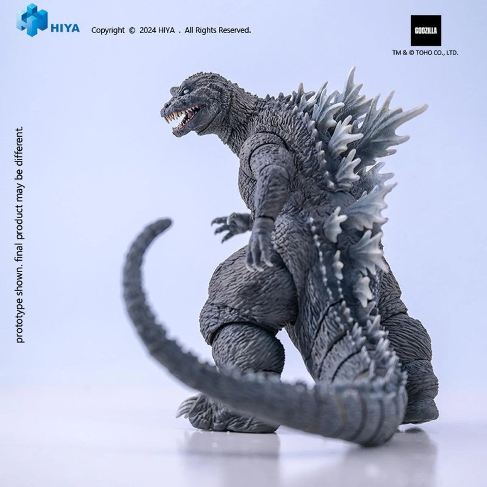 Godzilla 2001 Exquisite Basic Series Action Figure 7 Inch NIB by Exquisite with detailed sculpt and articulated tail pose