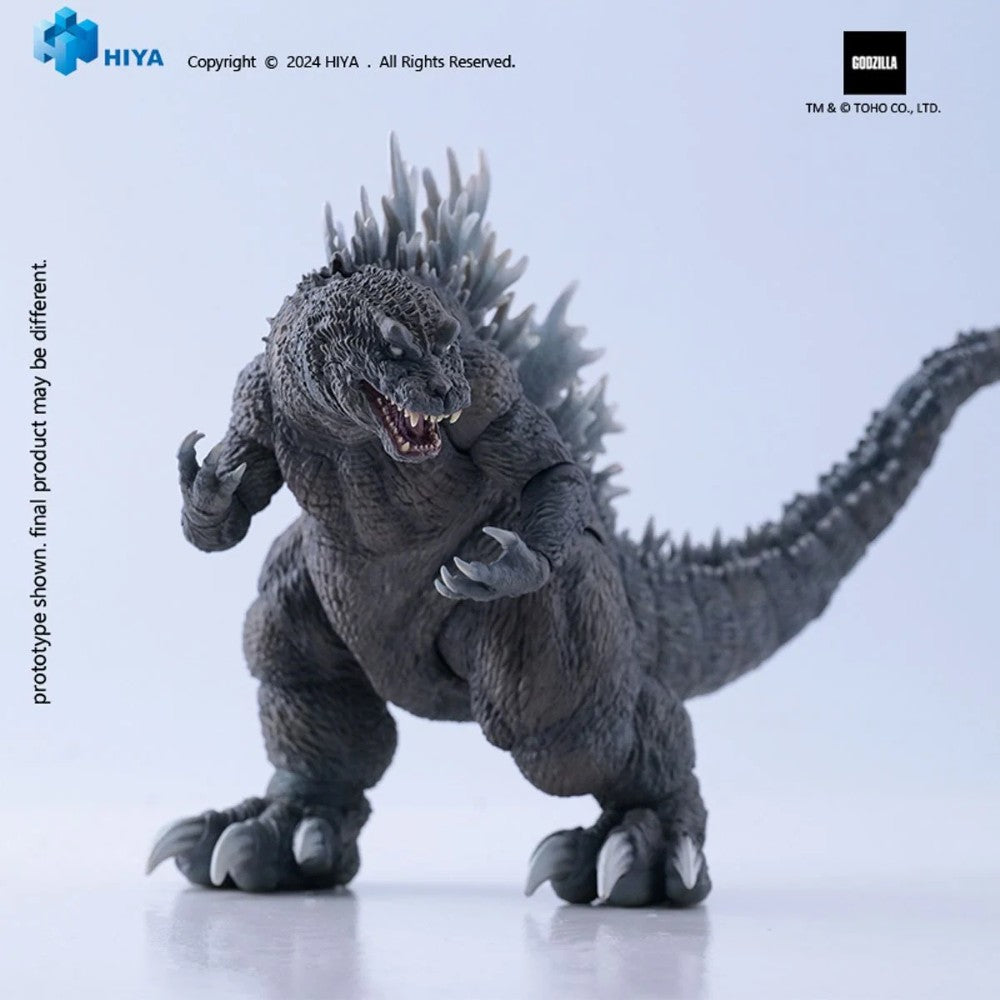 Godzilla 2001 Exquisite Basic Series Action Figure 7 Inch NIB with textured sculpt and dynamic pose by Exquisite