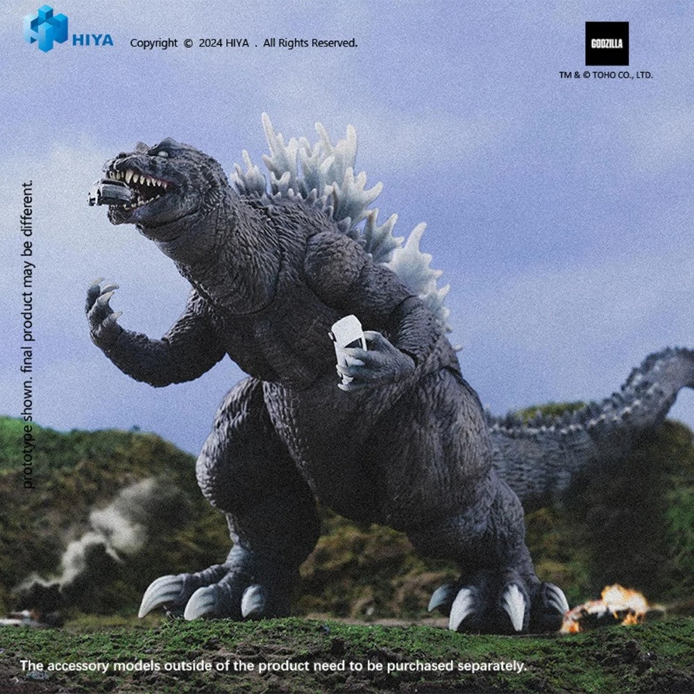 Godzilla 2001 Exquisite Basic Series Action Figure 7 Inch NIB by Exquisite with detailed sculpt and dynamic battle-ready pose