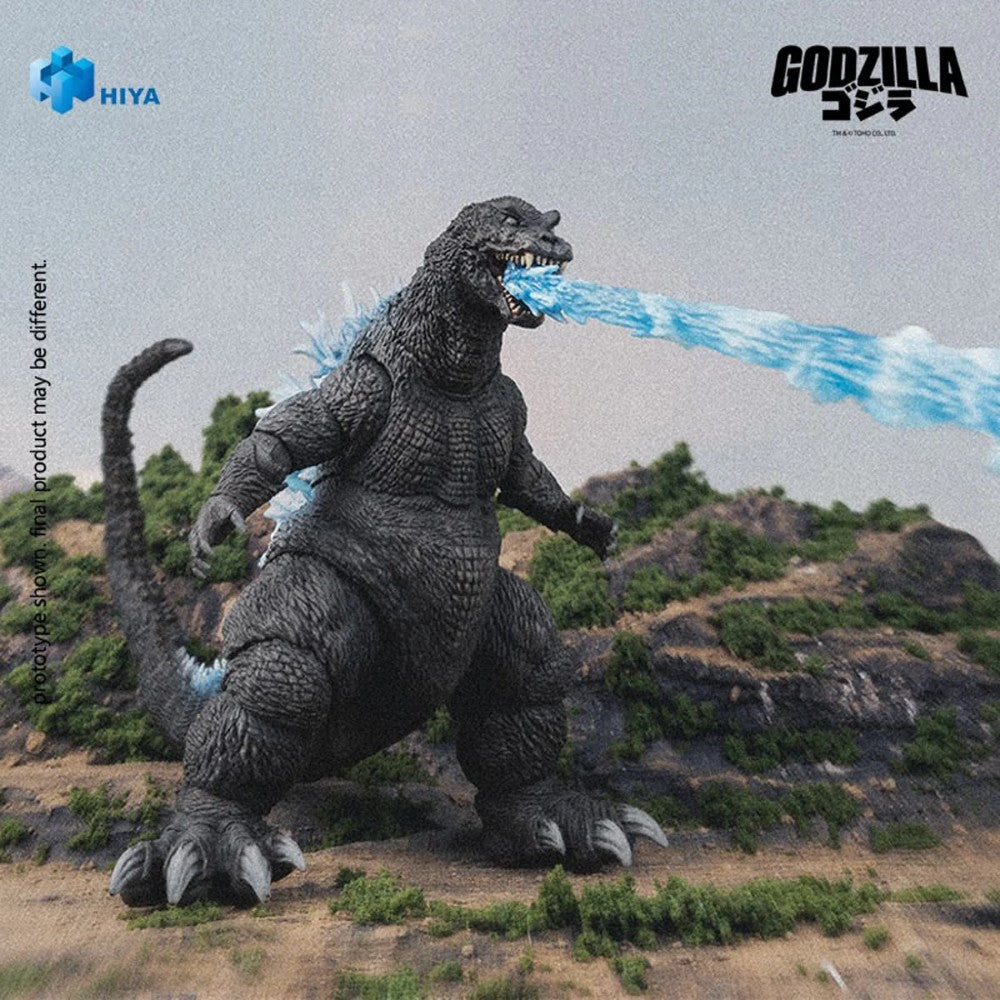 Heat Ray Godzilla 2001 Giant Monsters All-Out Attack Action Figure 7 Inch NIB by Exquisite with fiery breath effect and detailed sculpt