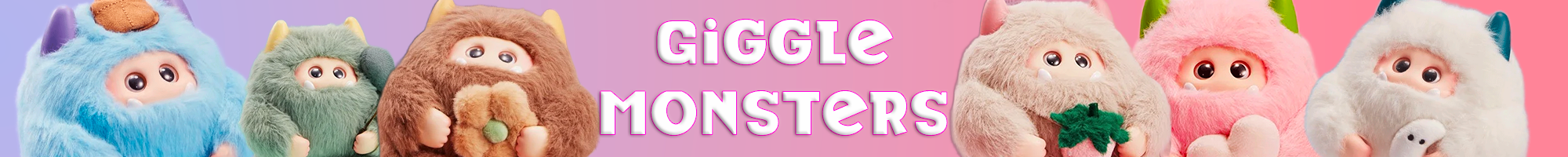 Giggle Monsters Vinyl and Plush Figures