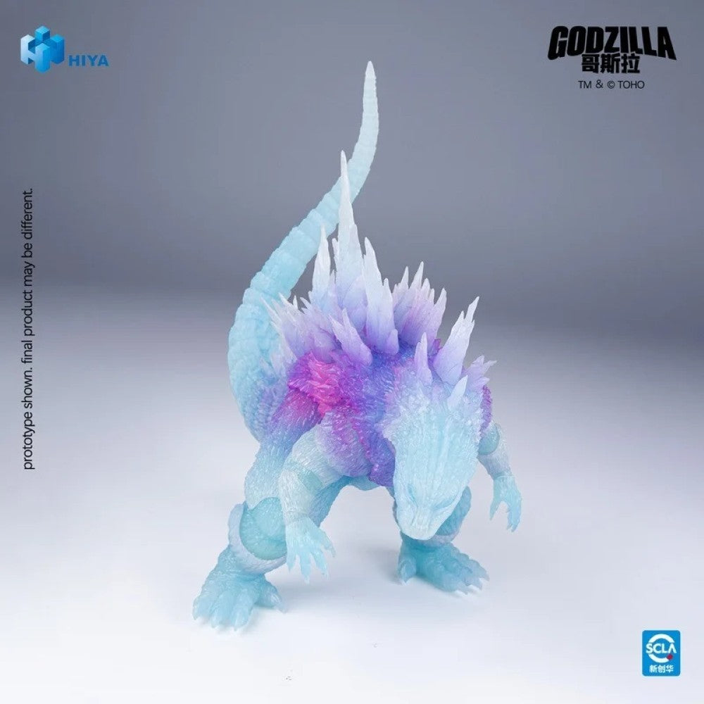 Godzilla 7" Hiya Toys Action Figure Exquisite Basic Godzilla 2000 Infrared AE in icy blue and purple