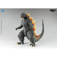 Godzilla 2000 Godzilla Millennium Heat Ray Exquisite Basic Series Action Figure 6 inch by Exquisite with fiery dorsal fins