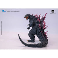Godzilla 2000/1999 Millennium Hiya Toys Exquisite Basic 7-Inch Action Figure new in box with detailed dark textured body and pink dorsal fins