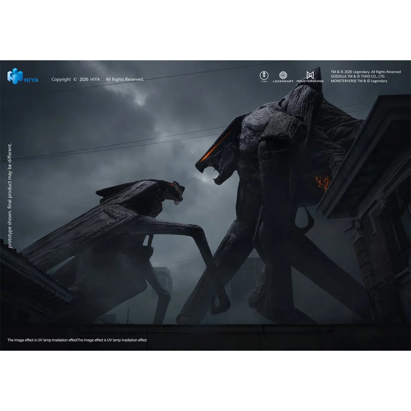 Godzilla 2014 Muto Male and Female Exquisite Basic Series 6-Inch Actio