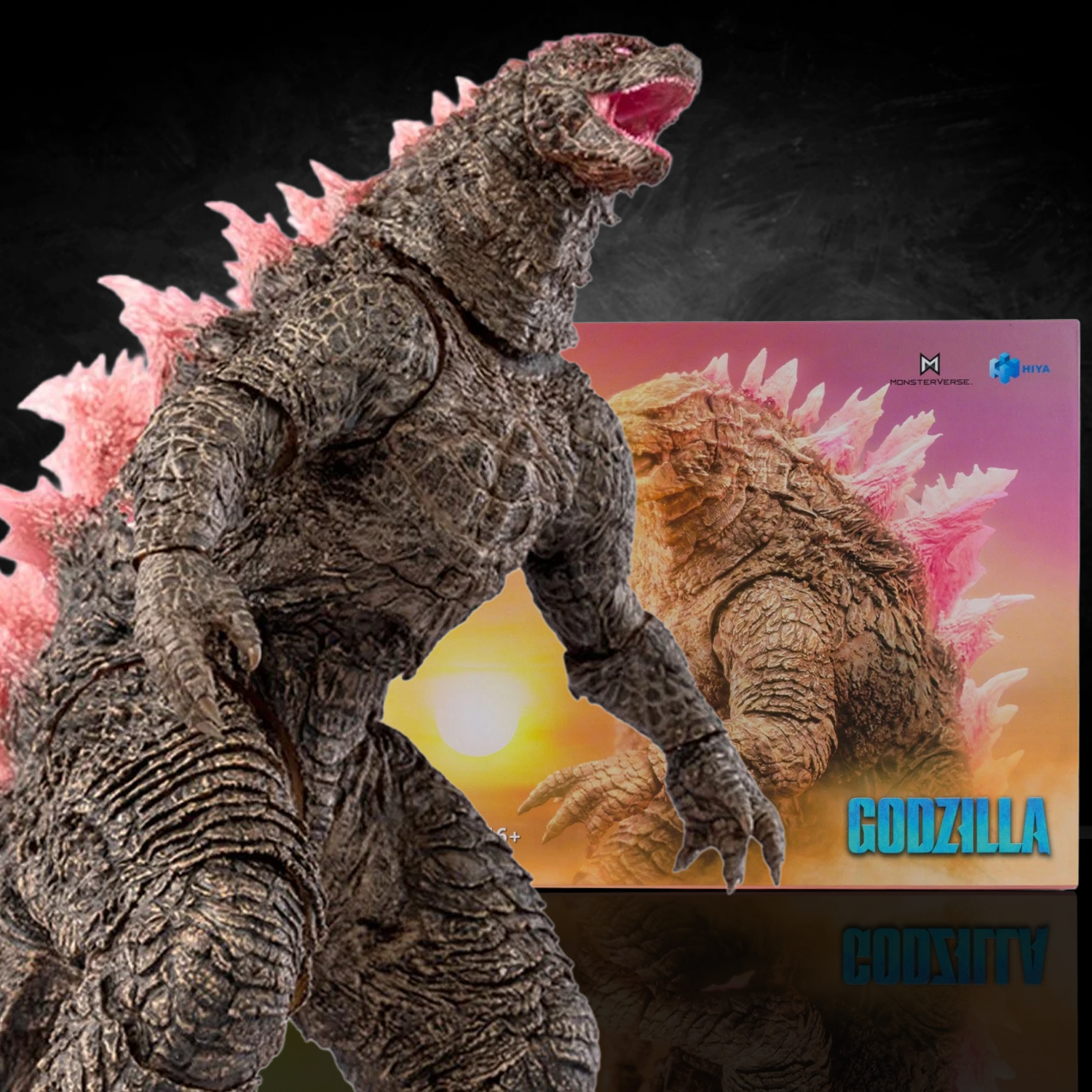 Godzilla Evolved The New Empire Heat Ray Exquisite Basic Series Action Figure NIB with textured sculpt by Exquisite