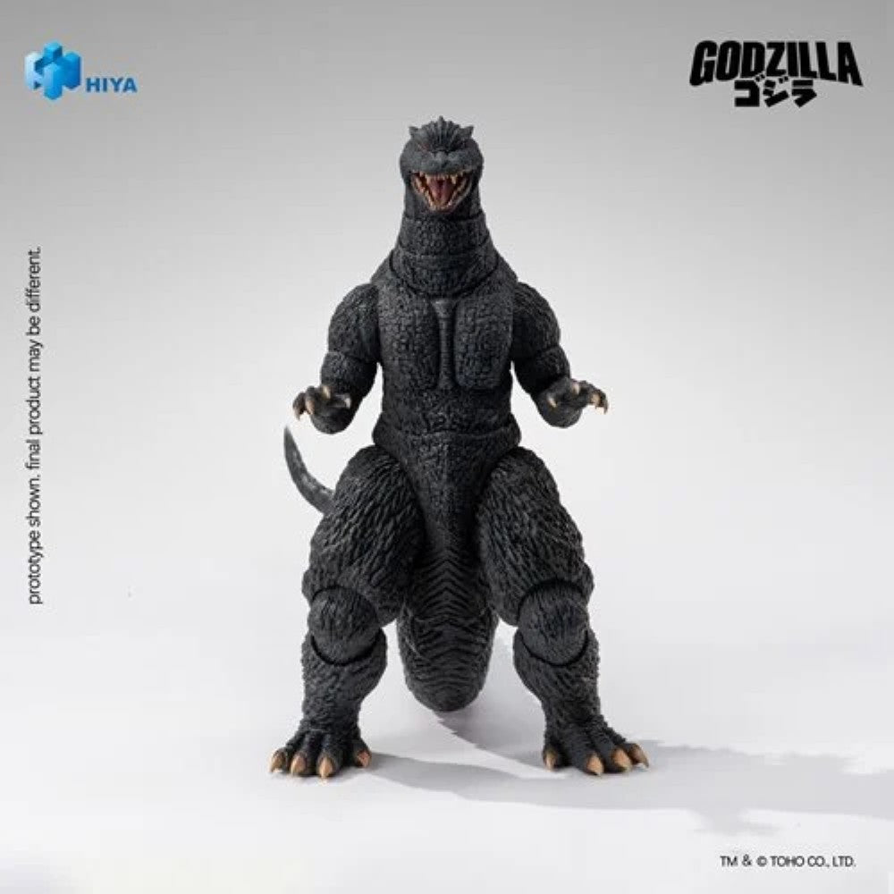 Godzilla Final Wars 2004 Godzilla Exquisite Basic Series None Scale 7-Inch Action Figure by Exquisite in black textured design.