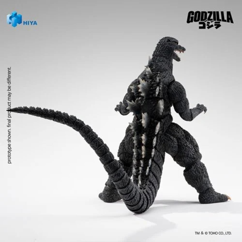 Godzilla Final Wars 2004 Godzilla Exquisite Basic Series None Scale 7-Inch Action Figure by Exquisite displayed from rear angle
