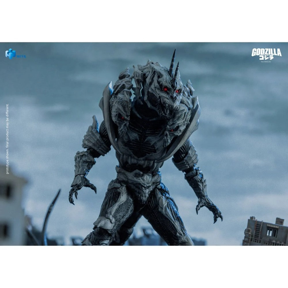 Monster X Godzilla Final Wars 2004 Exquisite Basic Series Scale 8-Inch Action Figure NIB with detailed sculpt and red eyes