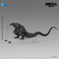 Godzilla Ultima 6.7" Hiya Toys Action Figure Exquisite Basic Singular Point size chart, 27.6 inch long, 11.7 inch tall
