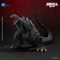 Godzilla Ultima 6.7" Hiya Toys Action Figure Exquisite Basic Singular Point displayed with open mouth and raised tail