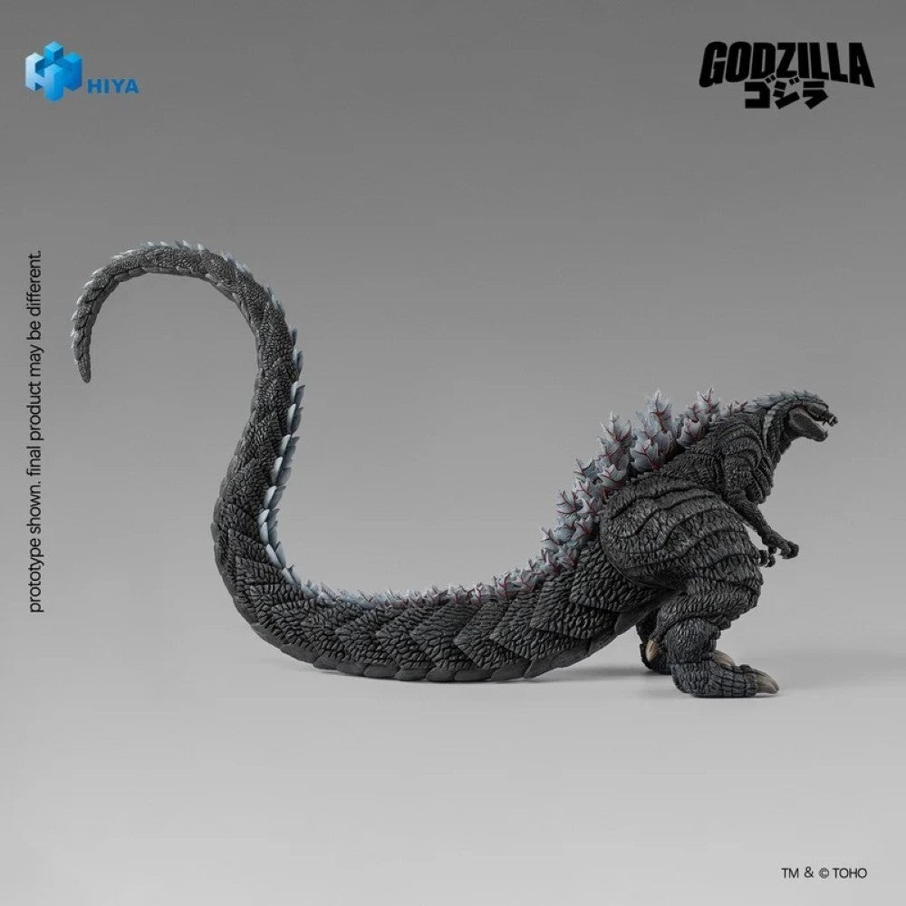 Godzilla Ultima 6.7" Hiya Toys Action Figure Exquisite Basic Singular Point, dark figure with curled tail