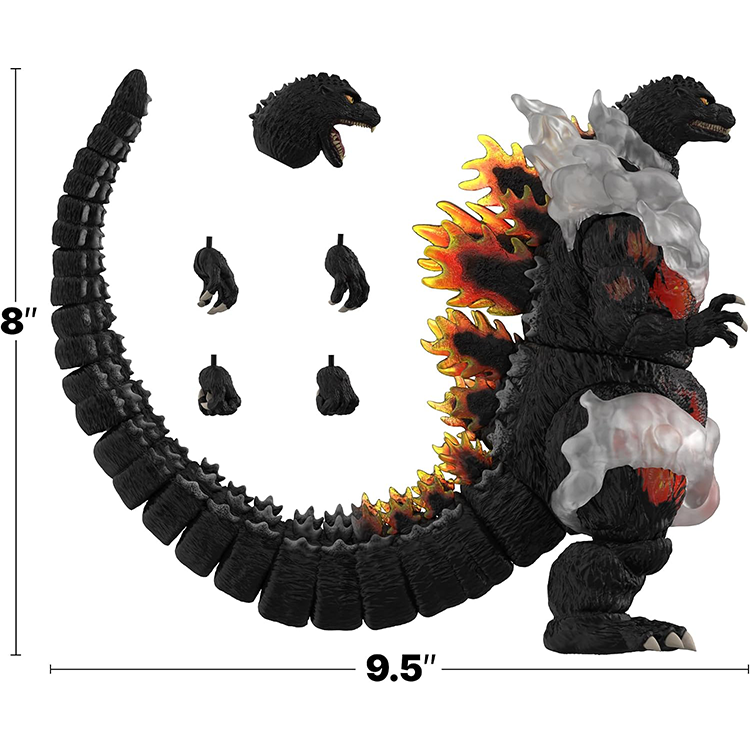 Burning Godzilla Heisei Super7 Ultimates 8-Inch Action Figure