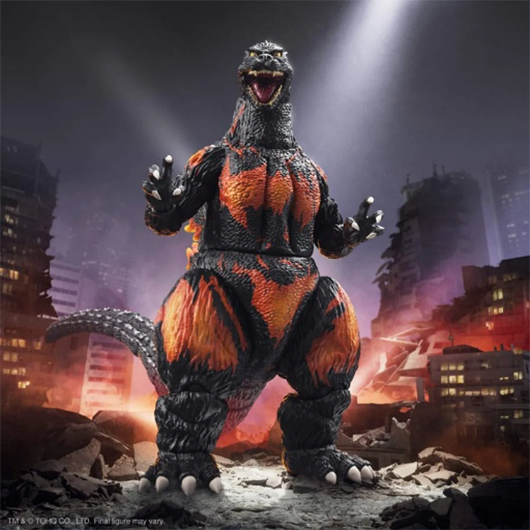Burning Godzilla Heisei Super7 Ultimates 8-Inch Action Figure
