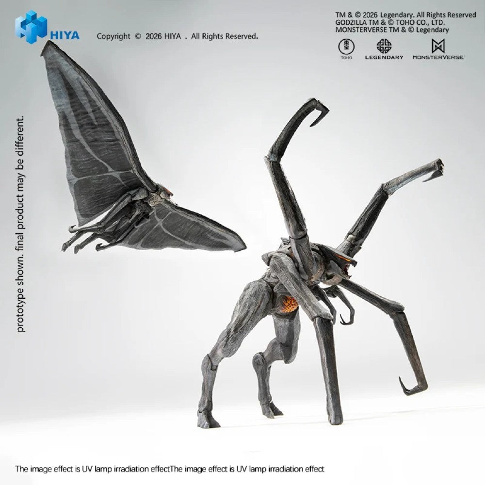 Godzilla 2014 Male & Female MUTO 6" Hiya Toys Action Figure Set with two winged MUTO figures