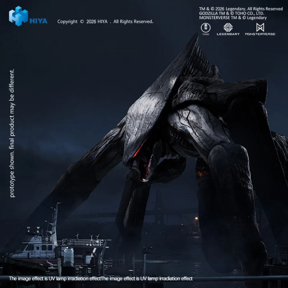 Godzilla 2014 Male & Female MUTO 6" Hiya Toys Action Figure Set featuring a MUTO creature