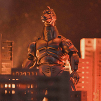 Hiya Toys - Godzilla vs Mechagodzilla - Exquisite Basic - Mechagodzilla Px Action Figure posed in cityscape background at night