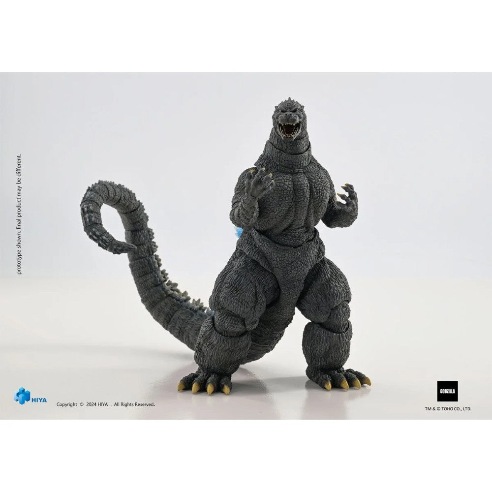 Heat Ray Godzilla 1991 Hokkaido Version Hiya Toys Exquisite Basic 7-Inch Action Figure NIB with articulated limbs and textured scales