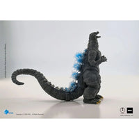 Heat Ray Godzilla 1991 Hokkaido Version Hiya Toys Exquisite Basic 7-Inch Action Figure NIB with blue glowing dorsal fins and textured body