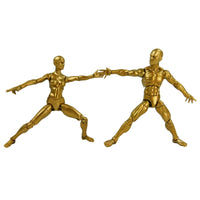 Gold Female Blank Action Figure 10th Anniversary Vitruvian H.A.C.K.S. new in box by Boss Fight Studio Llc collectible