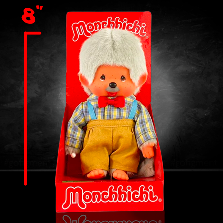 Sekiguchi Monchhichi Grandpa 8" Monkey Plush - NWT