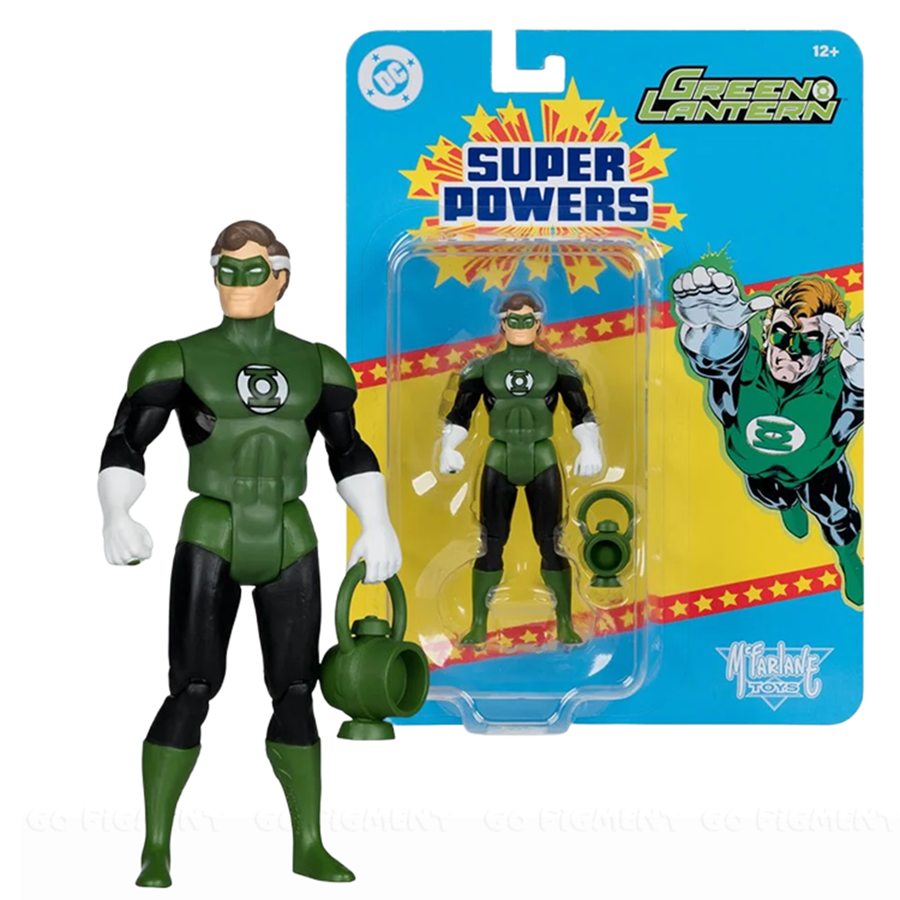 Green Lantern Hal Jordan 90s - DC Super Powers Wave 13 4.5" Action Figure - McFarlane Toys by Go Figment