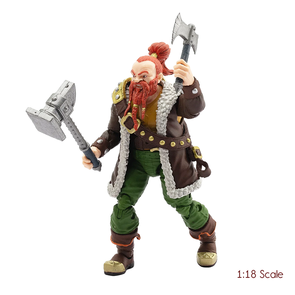 Grimgrom (Dwarf Mercenary) 1/18 Scale Collectible Vitruvian H.A.C.K.S. Action Figure by Boss Fight Studio Llc