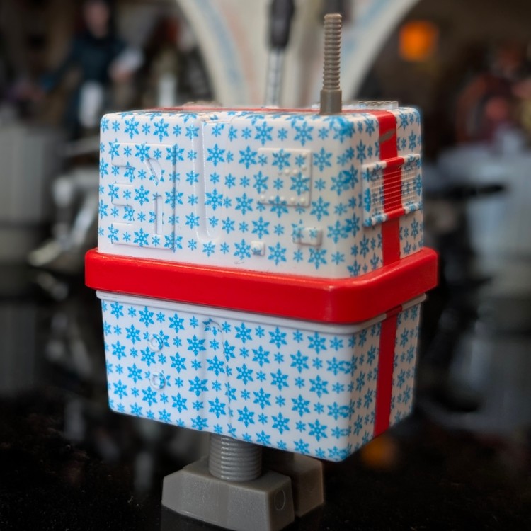 Gronk Blue Christmas Present Loose Star Wars Action Figure