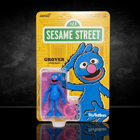 Sesame Street ReAction Figures Wave 5 - Grover 3.75" Collectible Action Figure