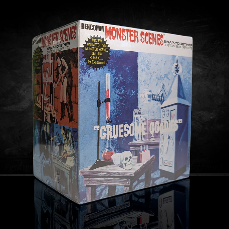 Monster Scenes Vintage Style Model Kits