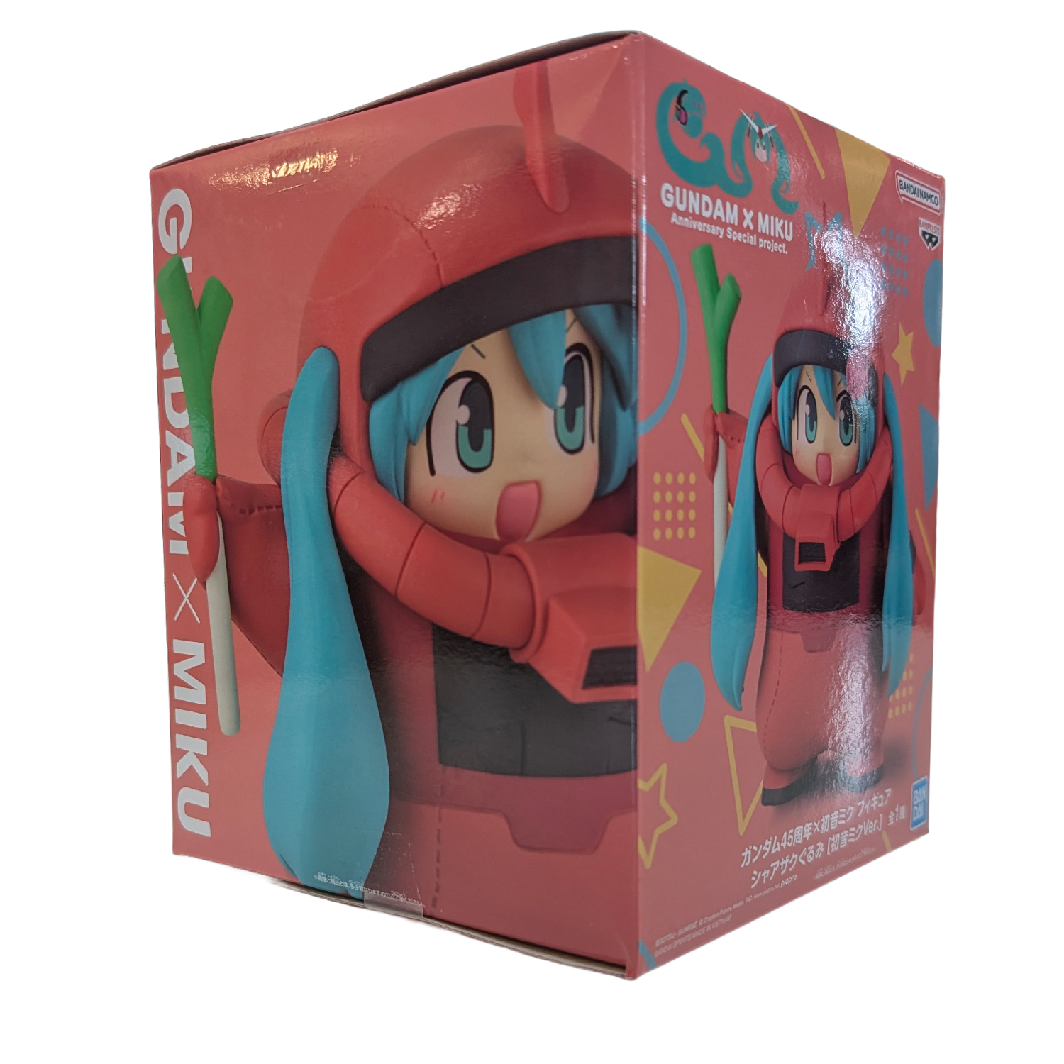Hatsune Miku Gundam 45th Anniversary Char's Zaku Costume Figure Banpresto Statue